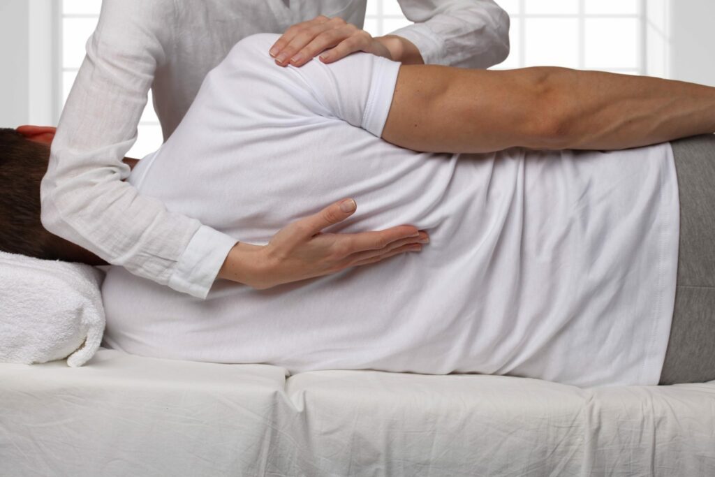 Chiropractic Adjustment for back pain